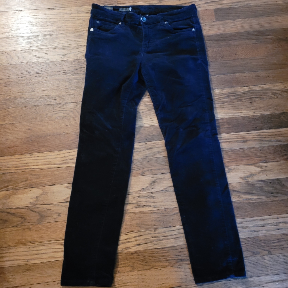 Kut from the Kloth Navy Straight Leg Corderouy Womens's Jeans